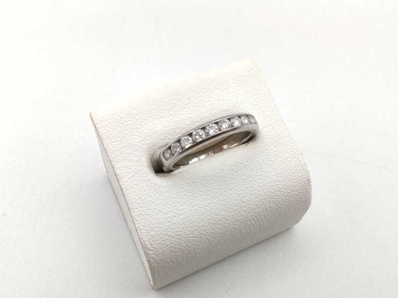 ティファニー買取　ハーフサークルチャネルセッティング リング